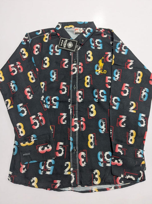 Black Numbers Shirt