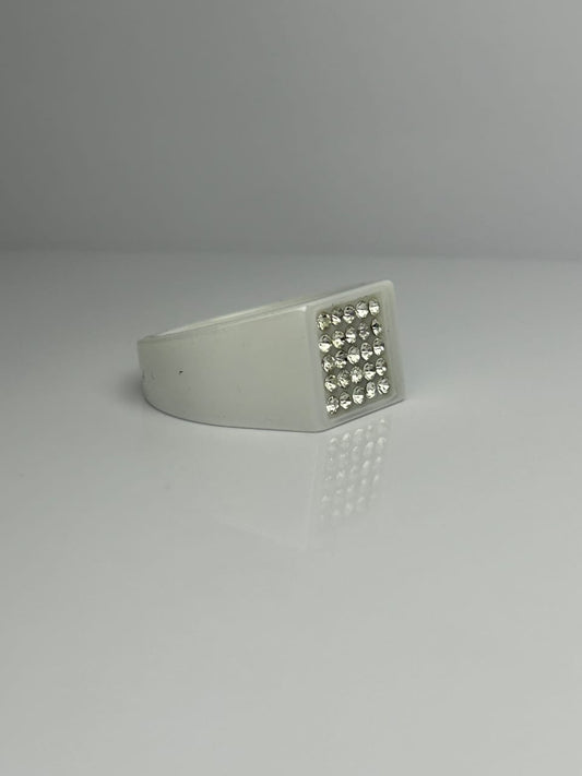 Studded Block Ring